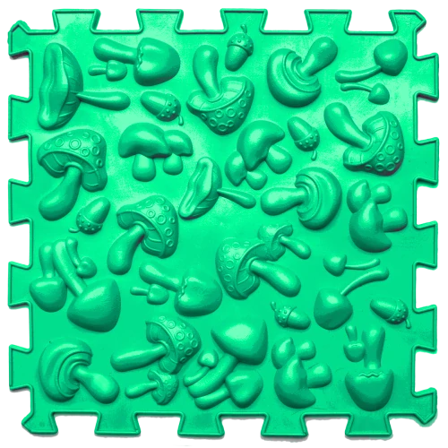 Masážní ortopedická podložka "Puzzle Mix" Houby 1 modul